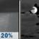 Tonight: A slight chance of rain showers before 7pm. Mostly cloudy, with a low around 72. South wind around 10 mph. Chance of precipitation is 20%. New rainfall amounts less than a tenth of an inch possible. Tonight: Slight Chance Rain Showers then Mostly Cloudy