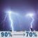 Tonight: Showers and thunderstorms. Cloudy, with a low around 71. South wind around 9 mph, with gusts as high as 18 mph. Chance of precipitation is 90%. New rainfall amounts between 1 and 2 inches possible. Tonight: Showers And Thunderstorms