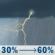 Monday: A chance of rain showers between 7am and 11am, then a chance of showers and thunderstorms between 11am and 3pm, then showers and thunderstorms likely between 3pm and 4pm, then a chance of showers and thunderstorms. Mostly cloudy, with a high near 85. Southwest wind around 7 mph. Chance of precipitation is 60%. New rainfall amounts less than a tenth of an inch possible. Monday: Chance Showers And Thunderstorms
