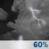 Tonight: A chance of rain showers before 11pm, then a chance of showers and thunderstorms between 11pm and 3am. Mostly cloudy, with a low around 49. Southwest wind 5 to 12 mph, with gusts as high as 24 mph. Chance of precipitation is 60%. New rainfall amounts between a tenth and quarter of an inch possible. Tonight: Chance Showers And Thunderstorms